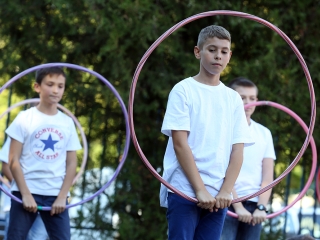 Sportnap a Petőfi iskolában - fotó: Sándor Judit