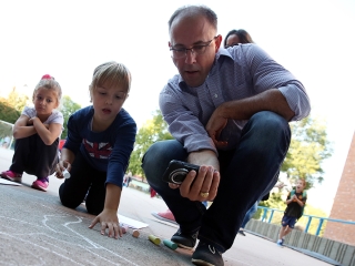 Sportnap a Petőfi iskolában - fotó: Sándor Judit