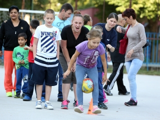 Sportnap a Petőfi iskolában - fotó: Sándor Judit