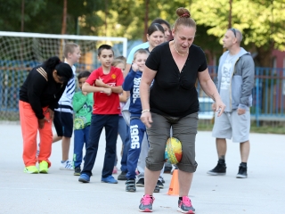 Sportnap a Petőfi iskolában - fotó: Sándor Judit