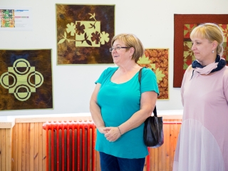 Patchwork kiállítás a Lorántffy iskolában - fotó: Ónodi Zoltán