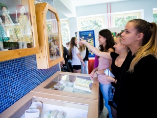 Patchwork kiállítás a Lorántffy iskolában - fotó: Ónodi Zoltán