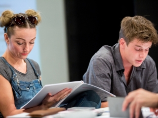 Olvasópróba a színházban - fotó: Ónodi Zoltán