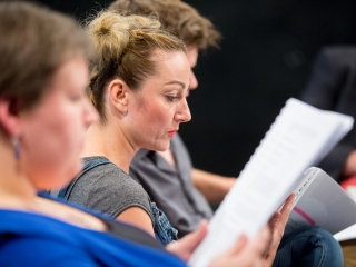 Olvasópróba a színházban - fotó: Ónodi Zoltán