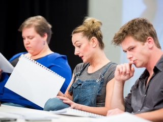 Olvasópróba a színházban - fotó: Ónodi Zoltán