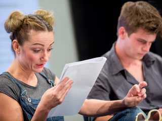 Olvasópróba a színházban - fotó: Ónodi Zoltán