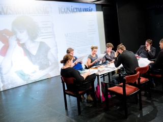 Olvasópróba a színházban - fotó: Ónodi Zoltán