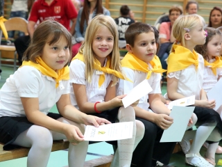 Vasváris elsősavató - fotó: Sándor Judit