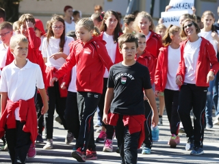 Vasváris születésnap a főtéren - fotó: Sándor Judit