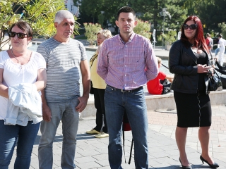 Vasváris születésnap a főtéren - fotó: Sándor Judit