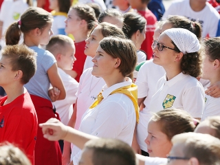 Vasváris születésnap a főtéren - fotó: Sándor Judit