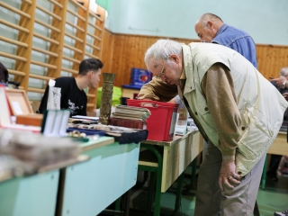 Éremgyűjtők a Vasvári iskolában - fotó: Ónodi Zoltán