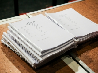 Olvasópróba a színházban - KAMÉLIÁS HÖLGY - fotó: Ónodi Zoltán