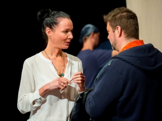 Olvasópróba a színházban - KAMÉLIÁS HÖLGY - fotó: Ónodi Zoltán