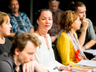 Olvasópróba a színházban - KAMÉLIÁS HÖLGY - fotó: Ónodi Zoltán