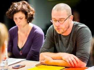 Olvasópróba a színházban - KAMÉLIÁS HÖLGY - fotó: Ónodi Zoltán