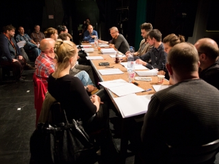 Olvasópróba a színházban - KAMÉLIÁS HÖLGY - fotó: Ónodi Zoltán