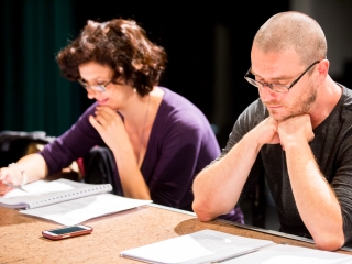 Olvasópróba a színházban - KAMÉLIÁS HÖLGY - fotó: Ónodi Zoltán