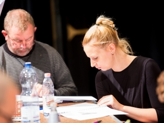 Olvasópróba a színházban - KAMÉLIÁS HÖLGY - fotó: Ónodi Zoltán