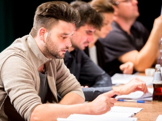 Olvasópróba a színházban - KAMÉLIÁS HÖLGY - fotó: Ónodi Zoltán