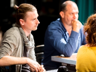 Olvasópróba a színházban - KAMÉLIÁS HÖLGY - fotó: Ónodi Zoltán