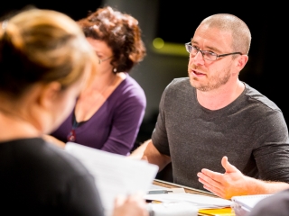 Olvasópróba a színházban - KAMÉLIÁS HÖLGY - fotó: Ónodi Zoltán