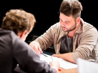 Olvasópróba a színházban - KAMÉLIÁS HÖLGY - fotó: Ónodi Zoltán