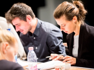 Olvasópróba a színházban - KAMÉLIÁS HÖLGY - fotó: Ónodi Zoltán