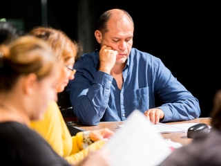 Olvasópróba a színházban - KAMÉLIÁS HÖLGY - fotó: Ónodi Zoltán