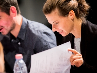 Olvasópróba a színházban - KAMÉLIÁS HÖLGY - fotó: Ónodi Zoltán