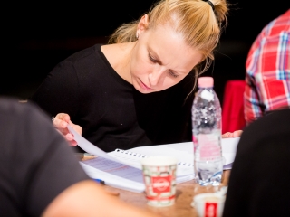 Olvasópróba a színházban - KAMÉLIÁS HÖLGY - fotó: Ónodi Zoltán