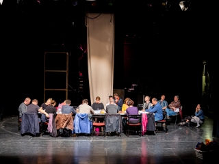 Olvasópróba a színházban - KAMÉLIÁS HÖLGY - fotó: Ónodi Zoltán