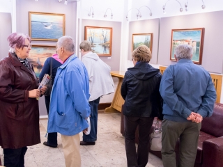 Brindza László kiállítása a Bartók Színházban - fotó: Ónodi Zoltán