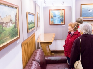 Brindza László kiállítása a Bartók Színházban - fotó: Ónodi Zoltán