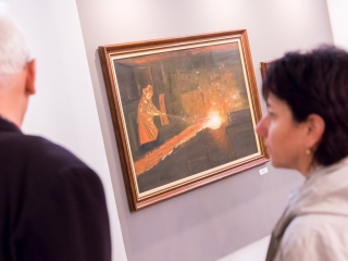 Brindza László kiállítása a Bartók Színházban - fotó: Ónodi Zoltán