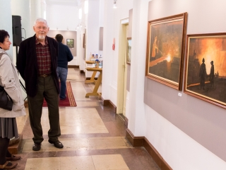 Brindza László kiállítása a Bartók Színházban - fotó: Ónodi Zoltán