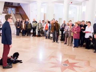 Brindza László kiállítása a Bartók Színházban - fotó: Ónodi Zoltán