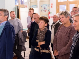 Brindza László kiállítása a Bartók Színházban - fotó: Ónodi Zoltán