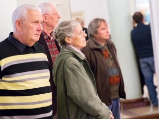 Brindza László kiállítása a Bartók Színházban - fotó: Ónodi Zoltán