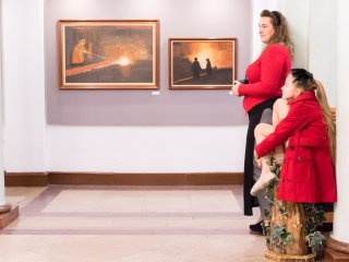 Brindza László kiállítása a Bartók Színházban - fotó: Ónodi Zoltán