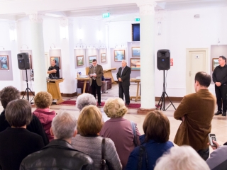 Brindza László kiállítása a Bartók Színházban - fotó: Ónodi Zoltán