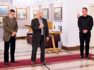 Brindza László kiállítása a Bartók Színházban - fotó: Ónodi Zoltán