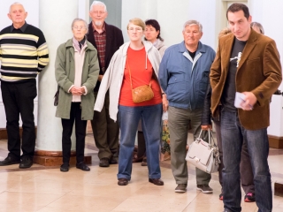 Brindza László kiállítása a Bartók Színházban - fotó: Ónodi Zoltán