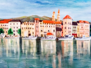 Brindza László kiállítása a Bartók Színházban - fotó: Ónodi Zoltán