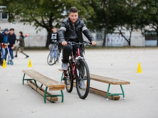 Petőfi Hét- Kerékpáros akadályverseny - fotó: Ónodi Zoltán