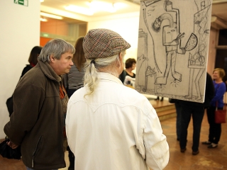 Újra együtt a képzőművészek - fotó: Sándor Judit