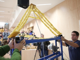 Tésztahíd-építő verseny - fotó: Sándor Judit