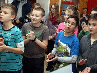 Rajzverseny a Petőfiben - fotó: Sándor Judit