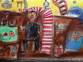 Rajzverseny a Petőfiben - fotó: Sándor Judit