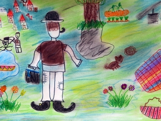 Rajzverseny a Petőfiben - fotó: Sándor Judit